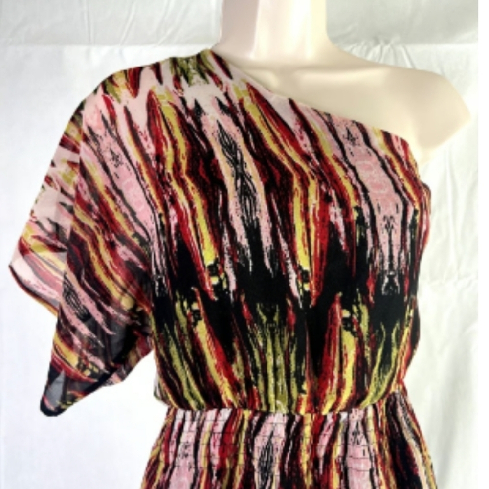 Boho Chic Flowy Maxi Dress NWOT Size L - Picture 8 of 10